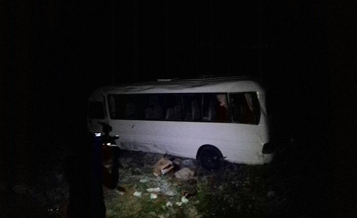 Автобус с арабскими туристами угодил в ДТП - ВИДЕО